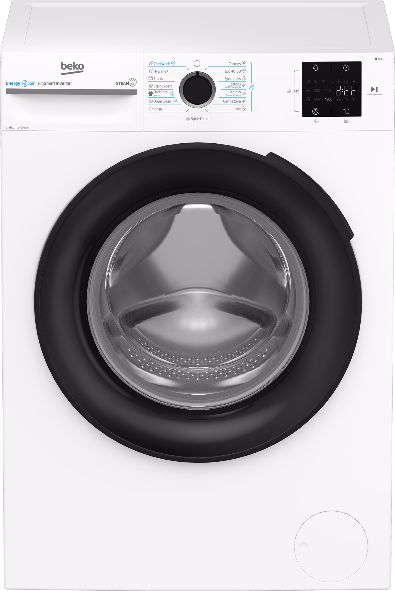 Mașină de spălat rufe Beko BM3WFSU38413WB